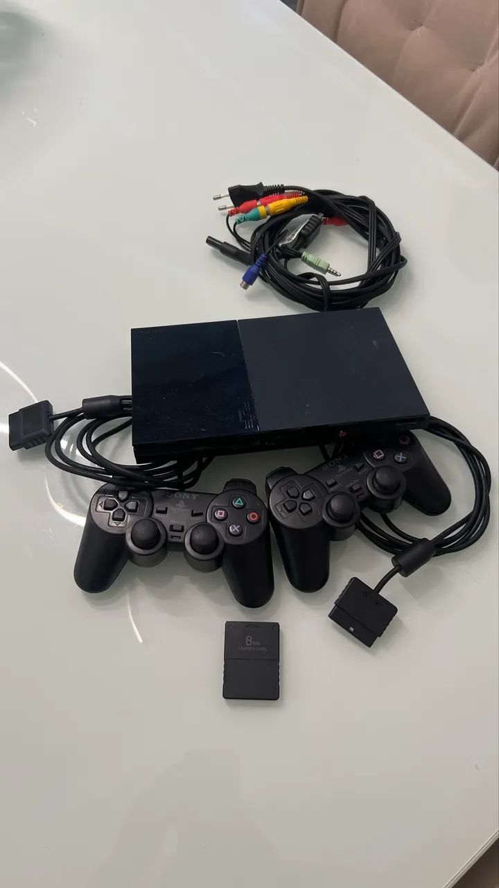 Sony PlayStation 2 Slim Standard Black - Foto 4