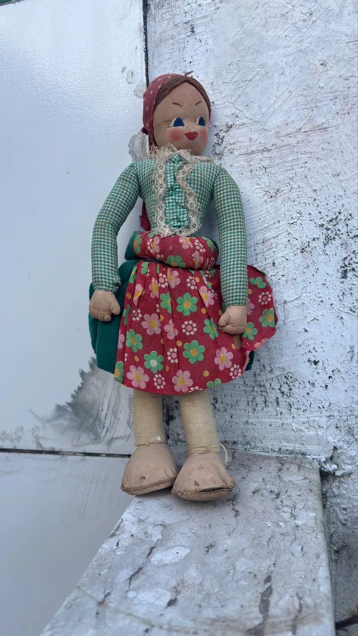 Boneca de Pano Antiga