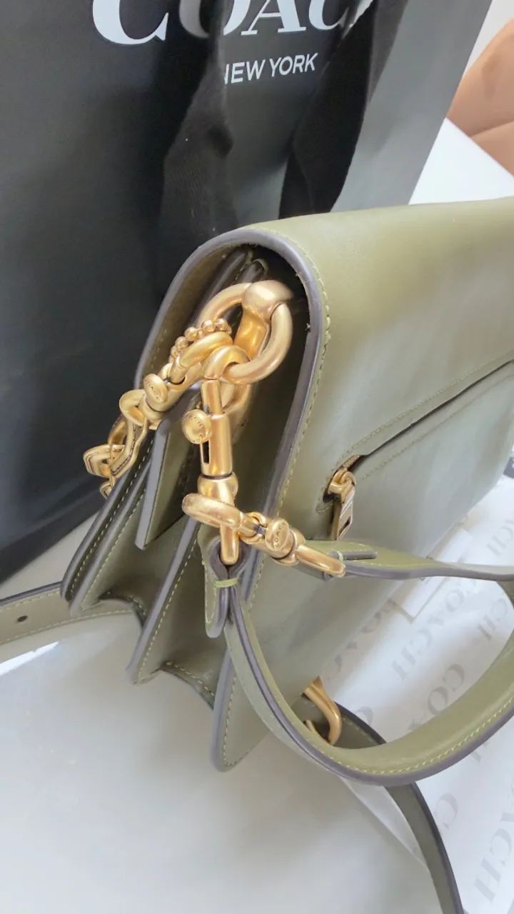 Bolsas coach de ombro Chain Tabby - Foto 4