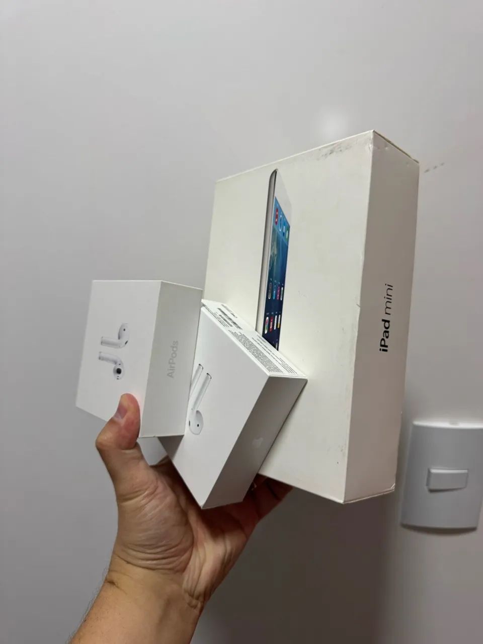 Caixa Apple vazias