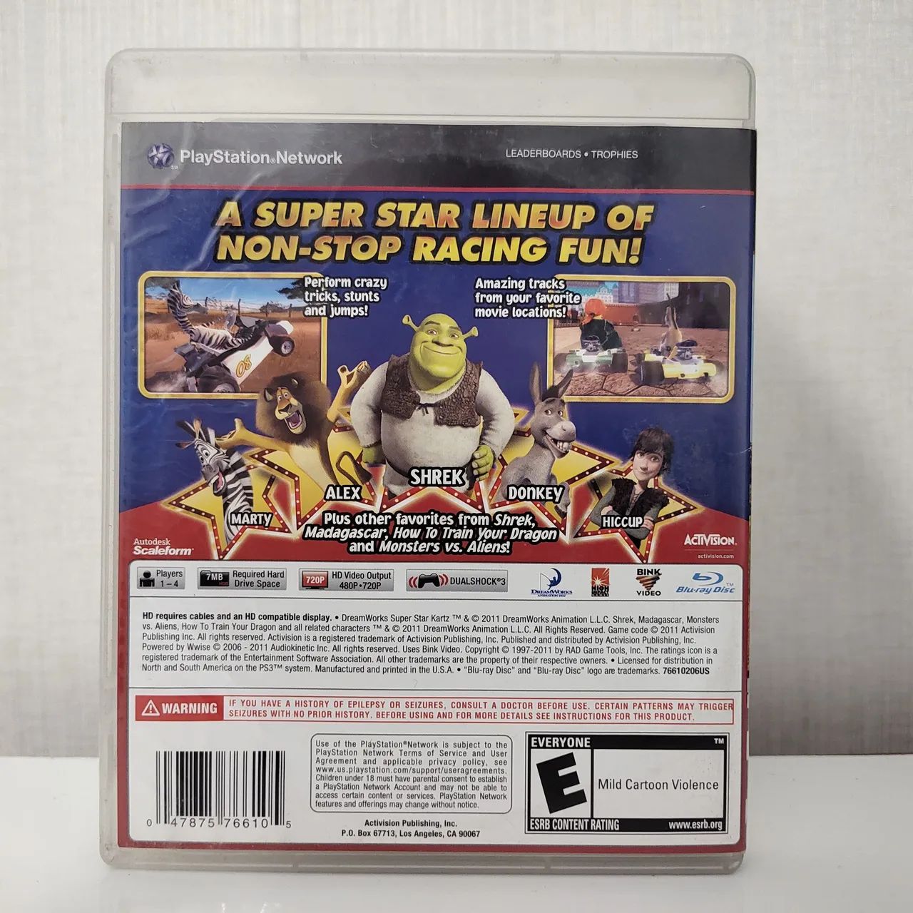 【極レア】【PS3】SUPER STAR KARTZ【北米版】 Jogo Dreamworks Super Star Kartz PS3 Original Americano Completo