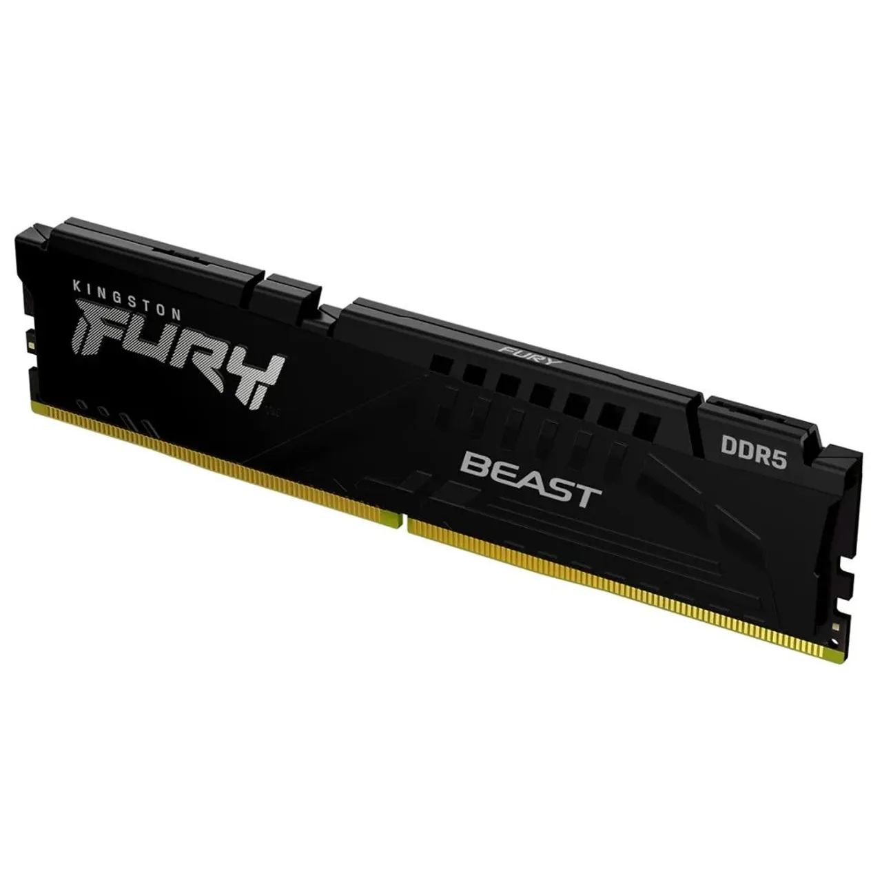 Memória Kingston Fury Beast, 16GB, 5200MHz, DDR5, CL40, Preto - KF552C40BB-16
