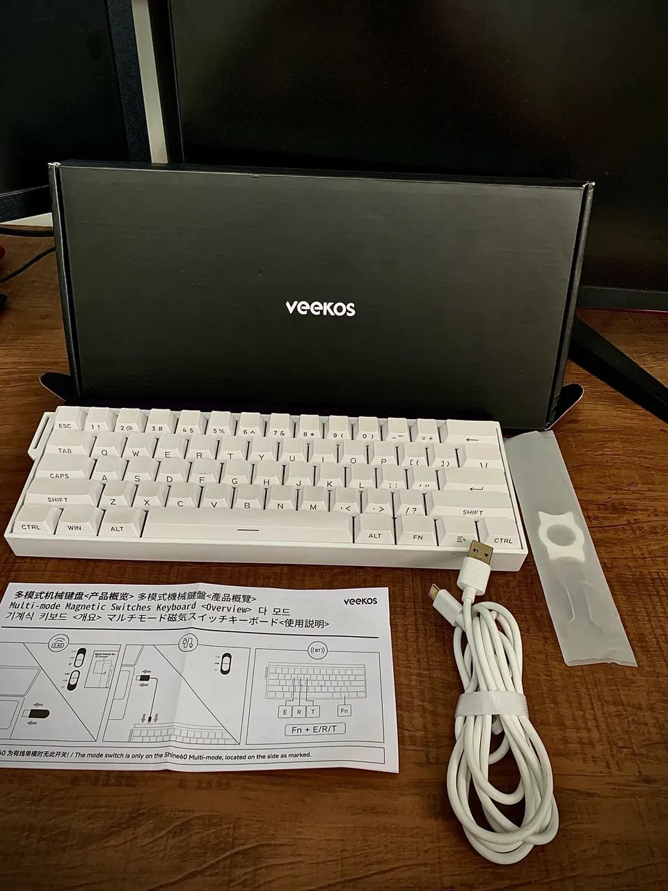 Teclado Magnético VEEKOS SHINE 60HE 0.01mm 8000hz - Periféricos e