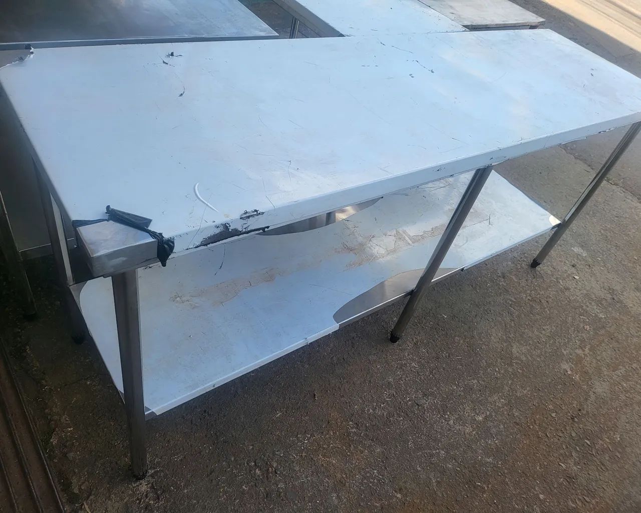 Mesa de inox 2,0x60 Nova - Foto 2