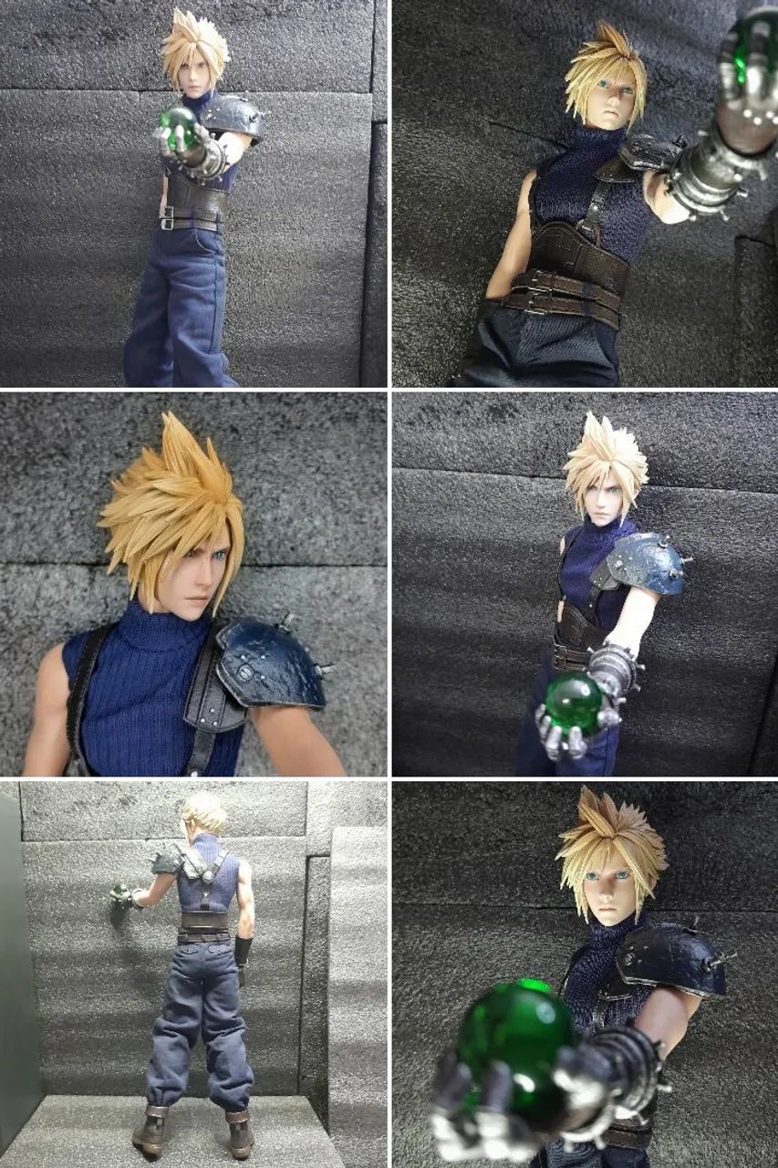 Cloud Strife 1/6 Gametoys Final Fantasy VII Remake  - Foto 6