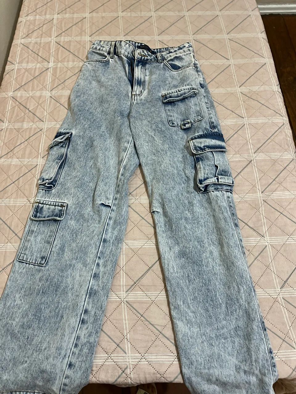 Calça cargo semi nova - Foto 3