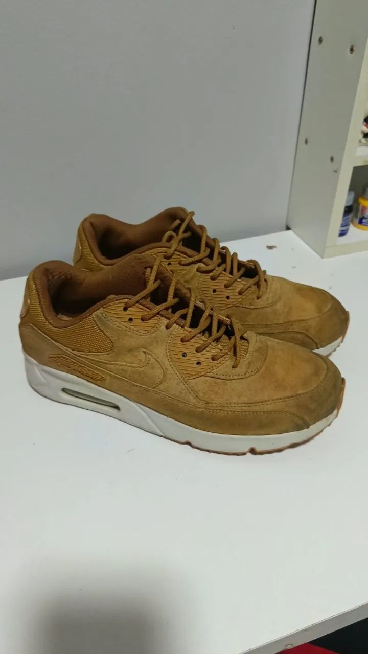 Nike Air Max 90 Camurça Caramelo - Foto 3