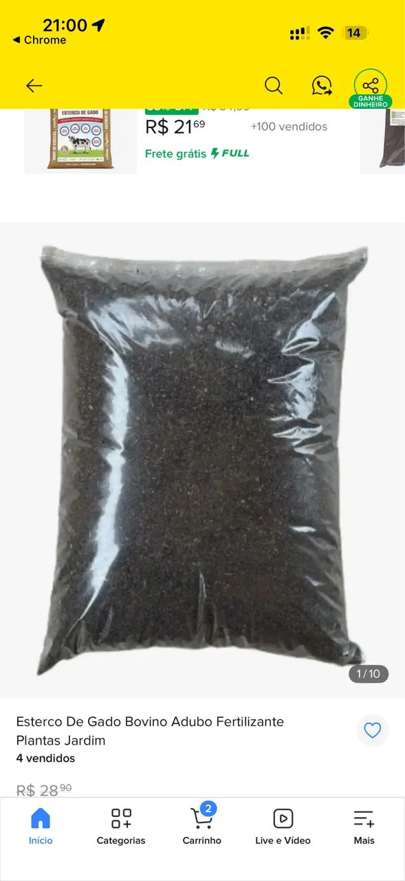 Esterco de galinha