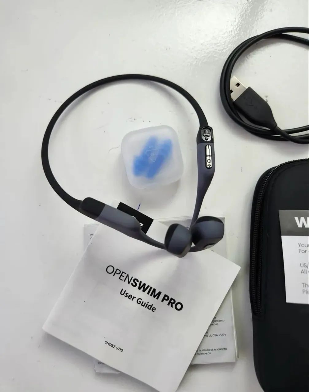 Fone de Condução Óssea Shokz OpenSwim - Foto 2