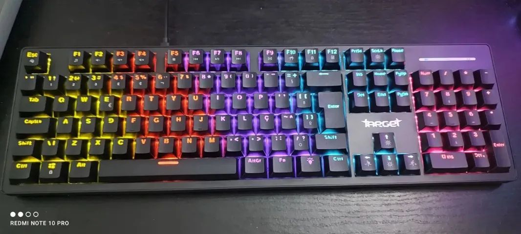 Teclado Mecanico TGT Sherman V3, ABNT2, Switch Azul - Entrega gratis