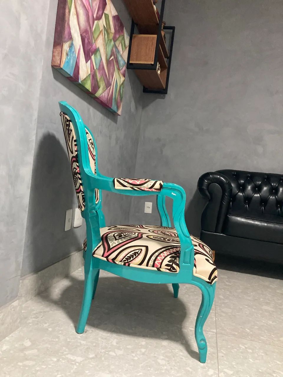 Poltrona estilizada Luis XV - Foto 2