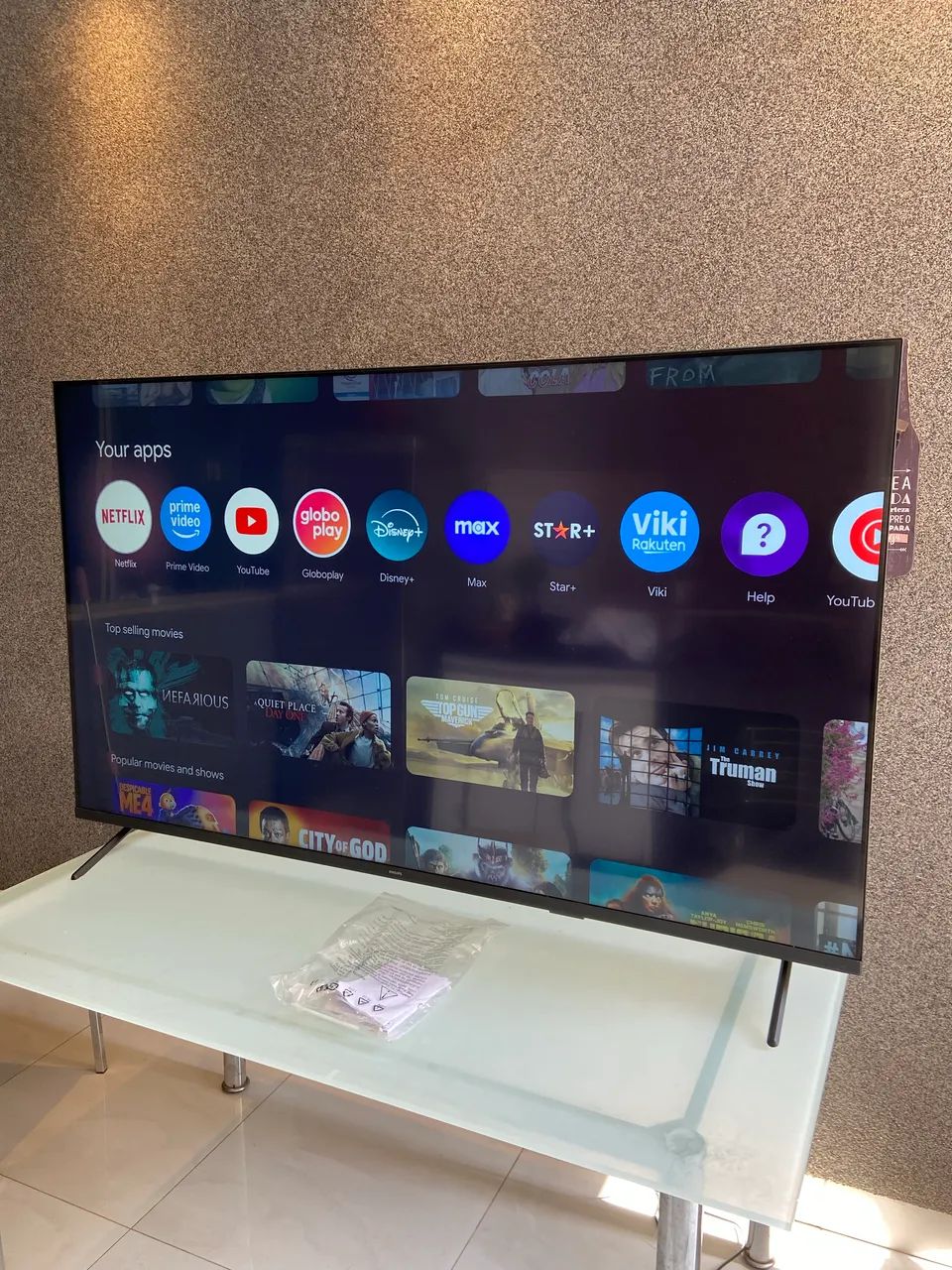 SMART TV 55 Polegadas 4K UHD GOOGLE TV  - Foto 2