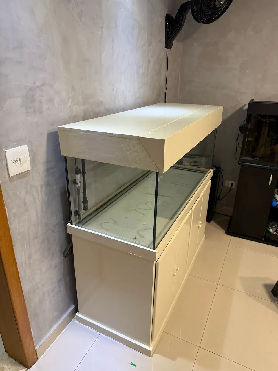 Aquário 385 litros - 140x55x50 - 10mm lapidado  - Foto 2