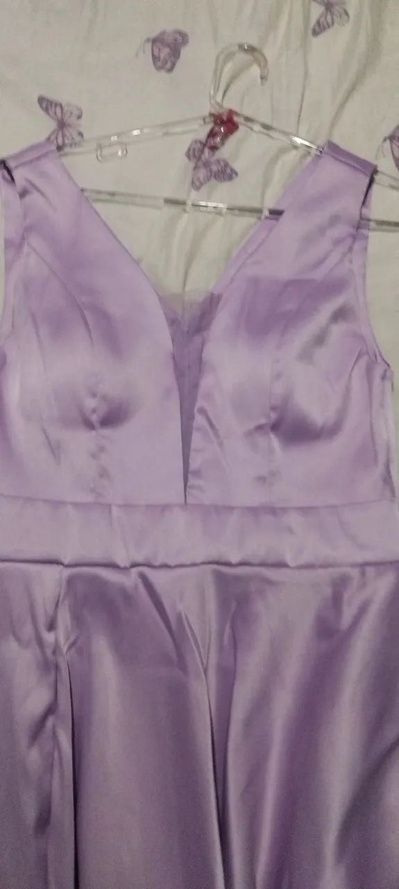 Vestido longo de Baile Lilás  - Foto 3