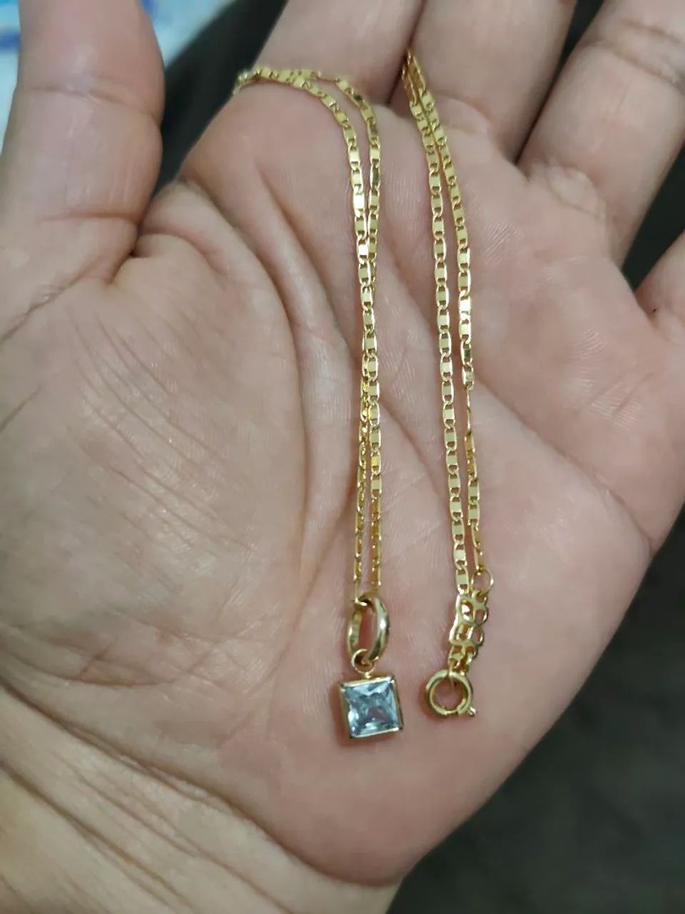 Vendo colar da romannel novo 40 cm já com com pingente  - Foto 2
