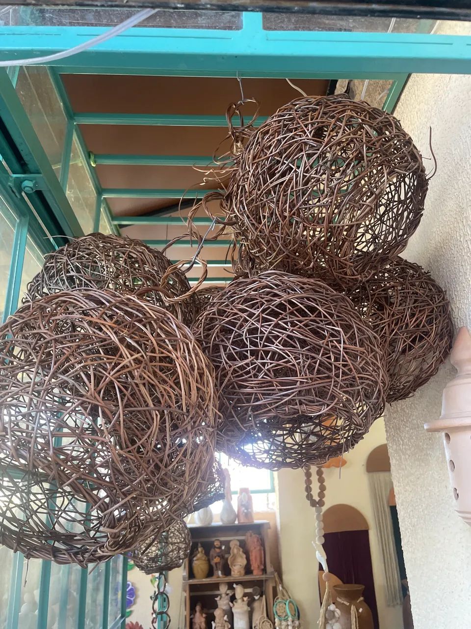 Luminária de cipo artesanato  - Foto 2