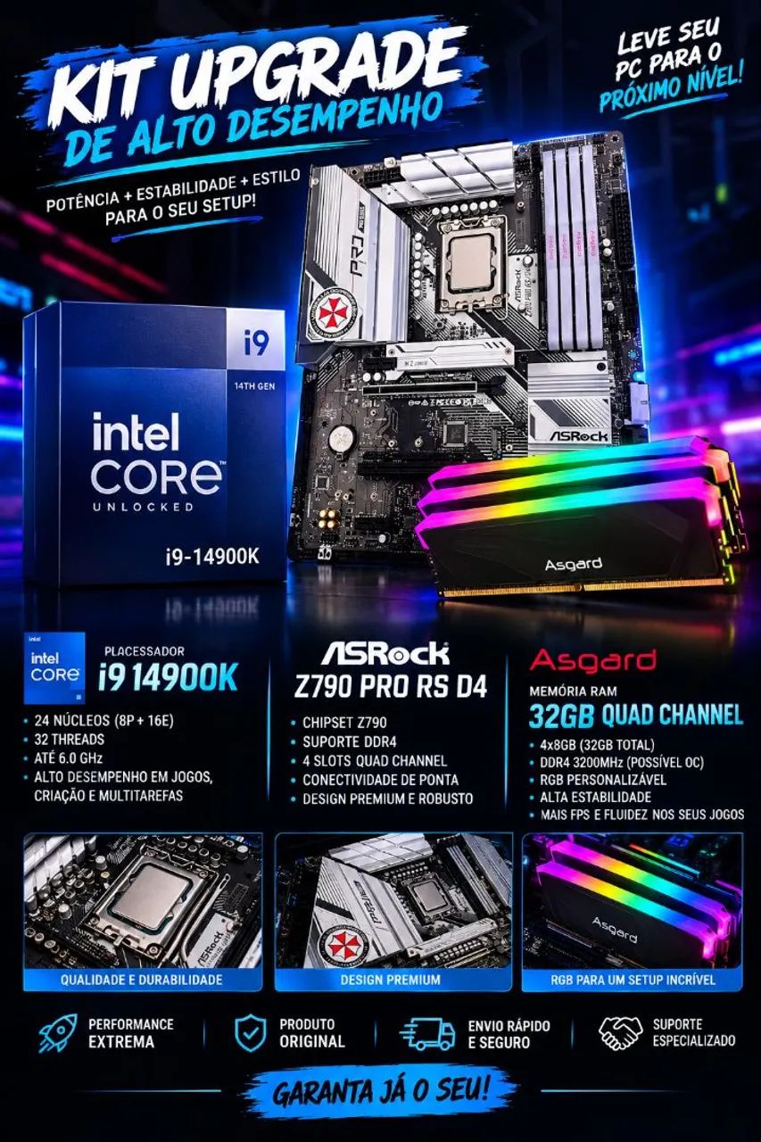 Kit upgrade setup gaming 