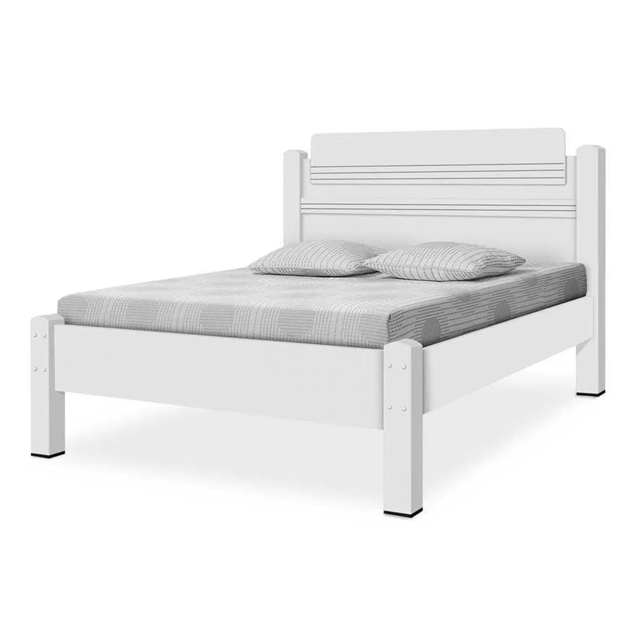 Cama Casal Paris Branco - Gabrielli - Foto 2