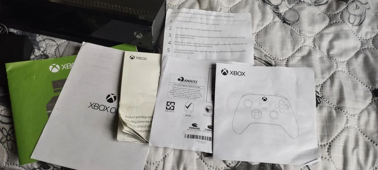 Xbox one usado com manual, Kinect, controles e jogos - Foto 2