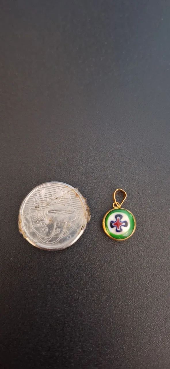pingente da sorte 18k 750 - Foto 2