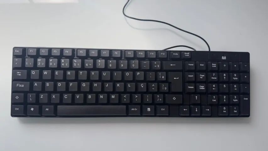 Teclado Multi com fio USB - ABNT2 - Foto 2