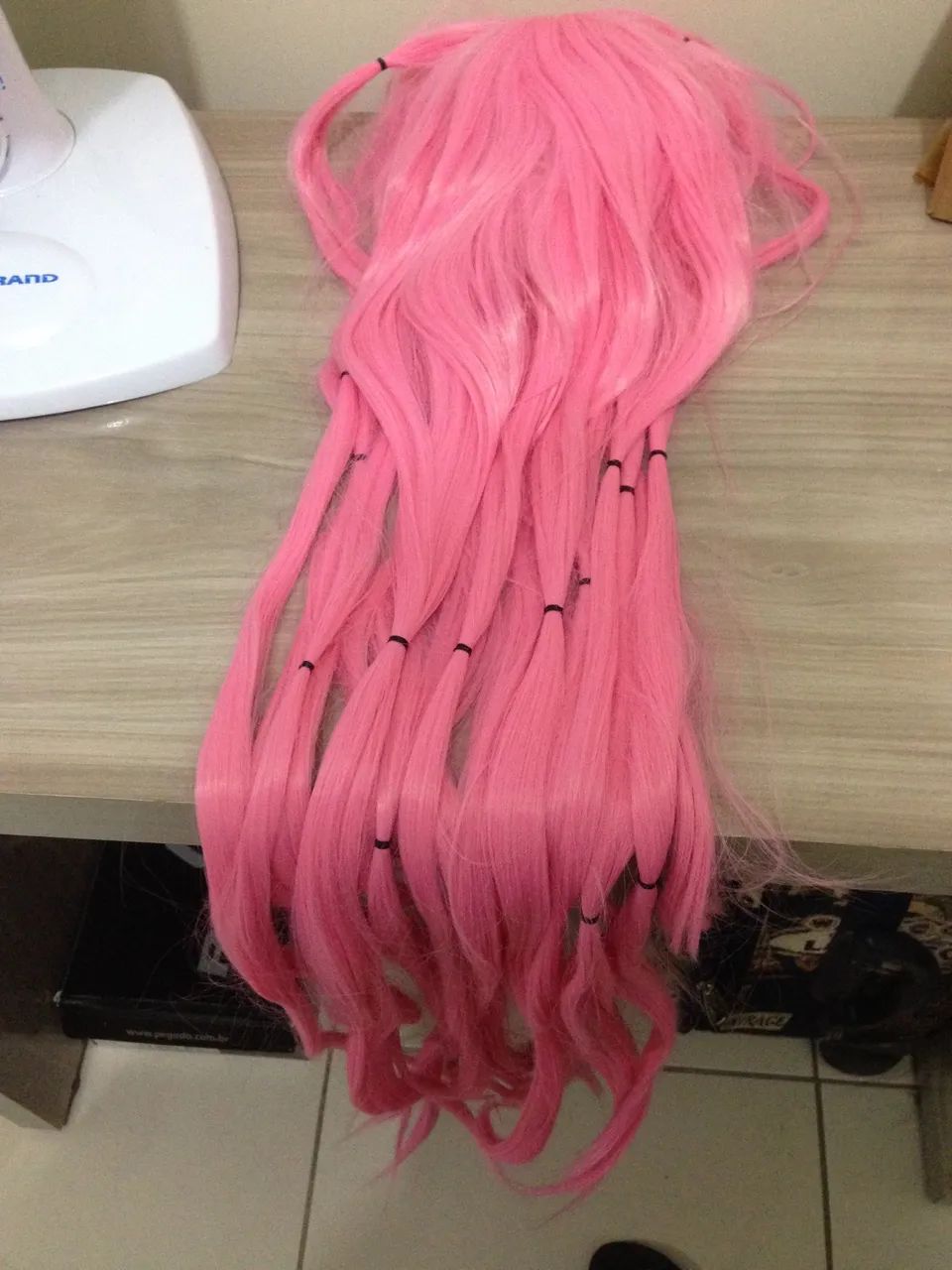 Peruca rosa (para cosplay e afins)  - Foto 2