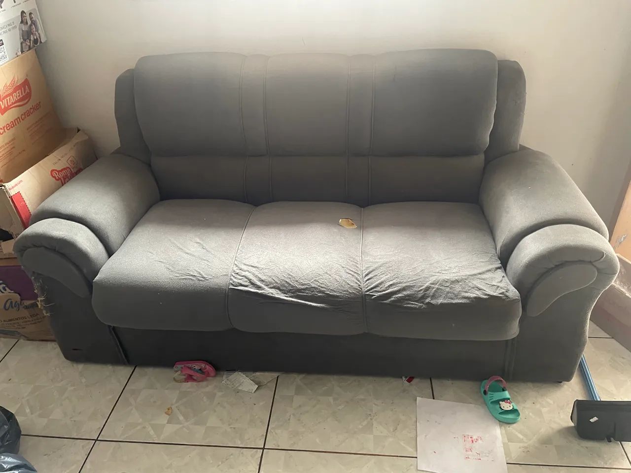 Sofá conservado $200,00 - urgente !  - Foto 4