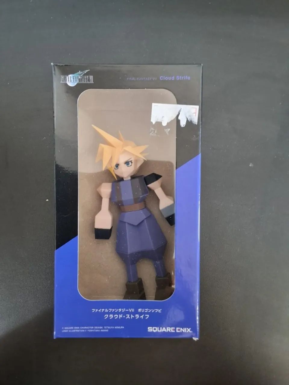Final Fantasy 7 Polygon Soft Vinyl Cloud Original Caixa sem Blister