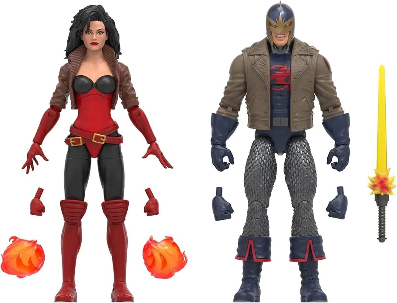 Marvel legends - black knight and sersi - 2 pack  - Foto 2