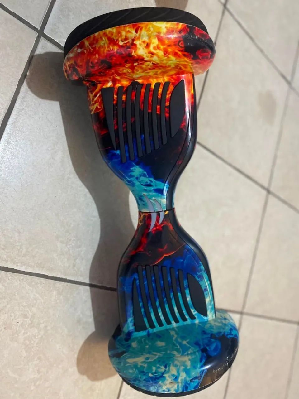 Hoverboard Original 10 Polegadas Fogo Gelo Skate Elétrico - Foto 4