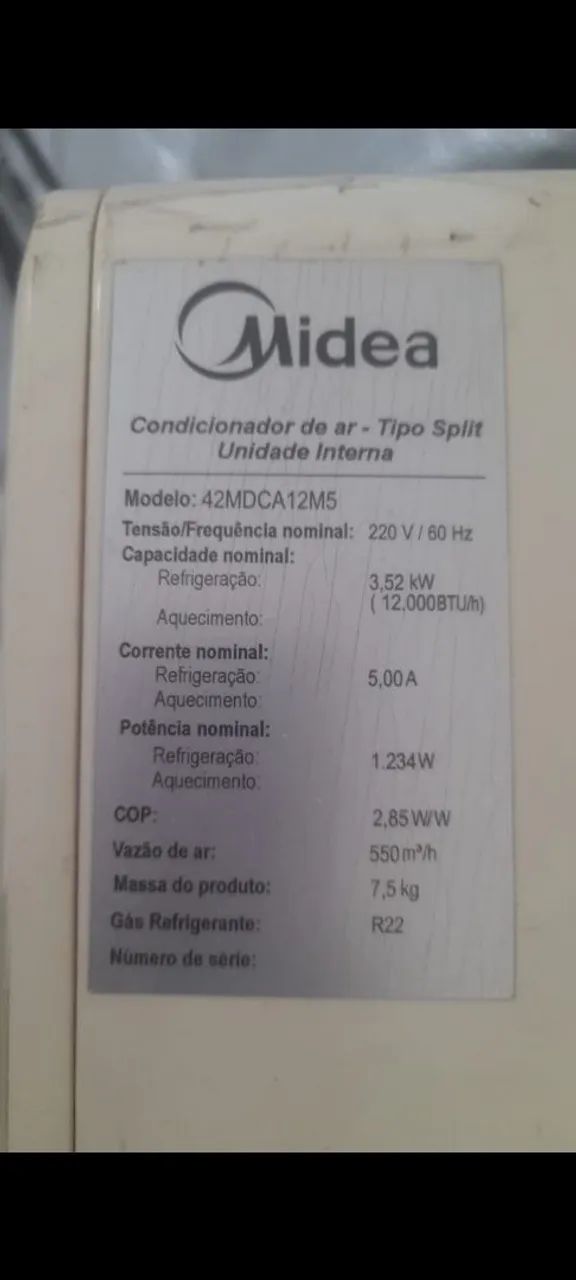 Evaporadora midea  - Foto 2