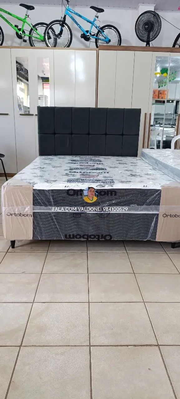 ?CAMA CASAL ORTOBOM ESPUMA D28 ?CHAMA NO WHATSAPP *29? - Foto 4