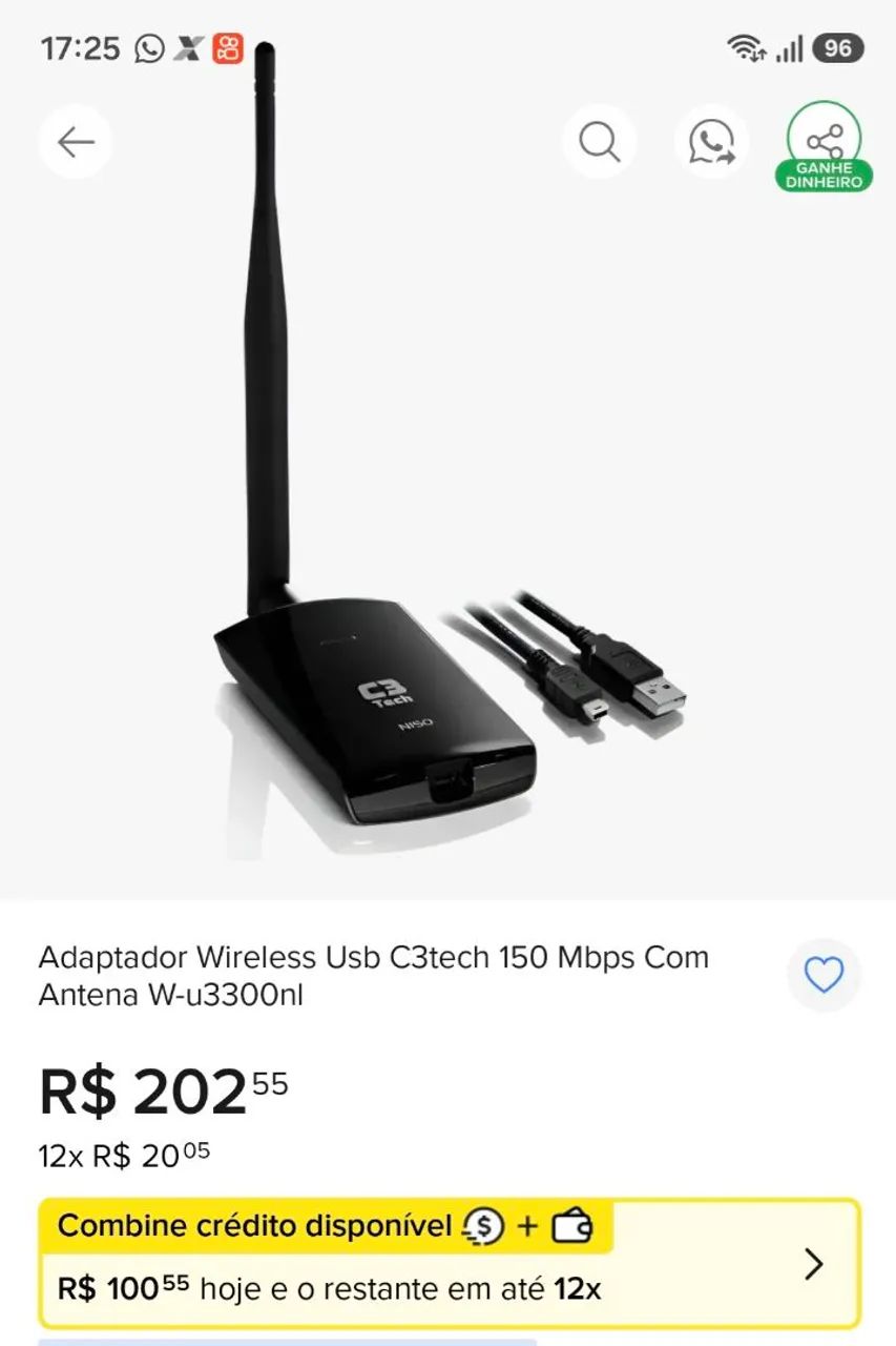 DOIS repetidor de Wi-Fi C3TECH,  estão perfeitos 150 me cada  - Foto 3