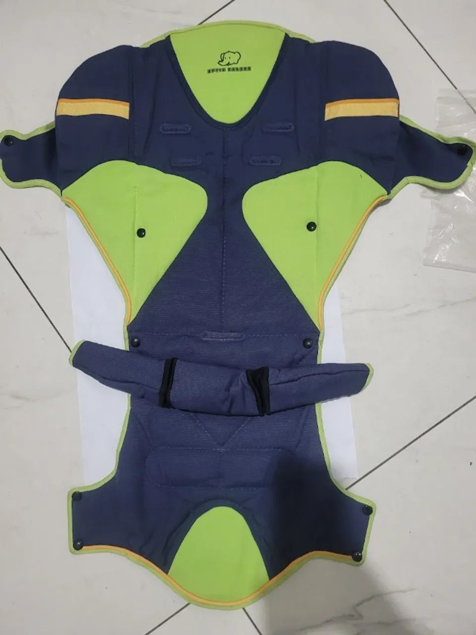 Capa Protetora Para Bebê Conforto Carrinho Azul Verde - Foto 3
