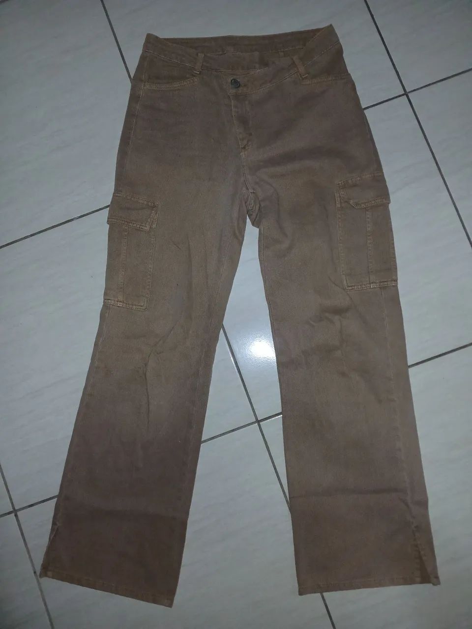 Calça Cargo - Caqui 