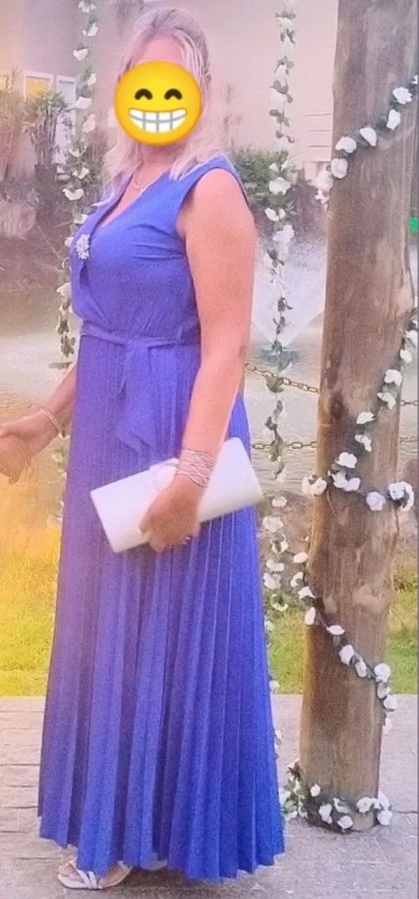 Vendo Vestido Azul  - Foto 5
