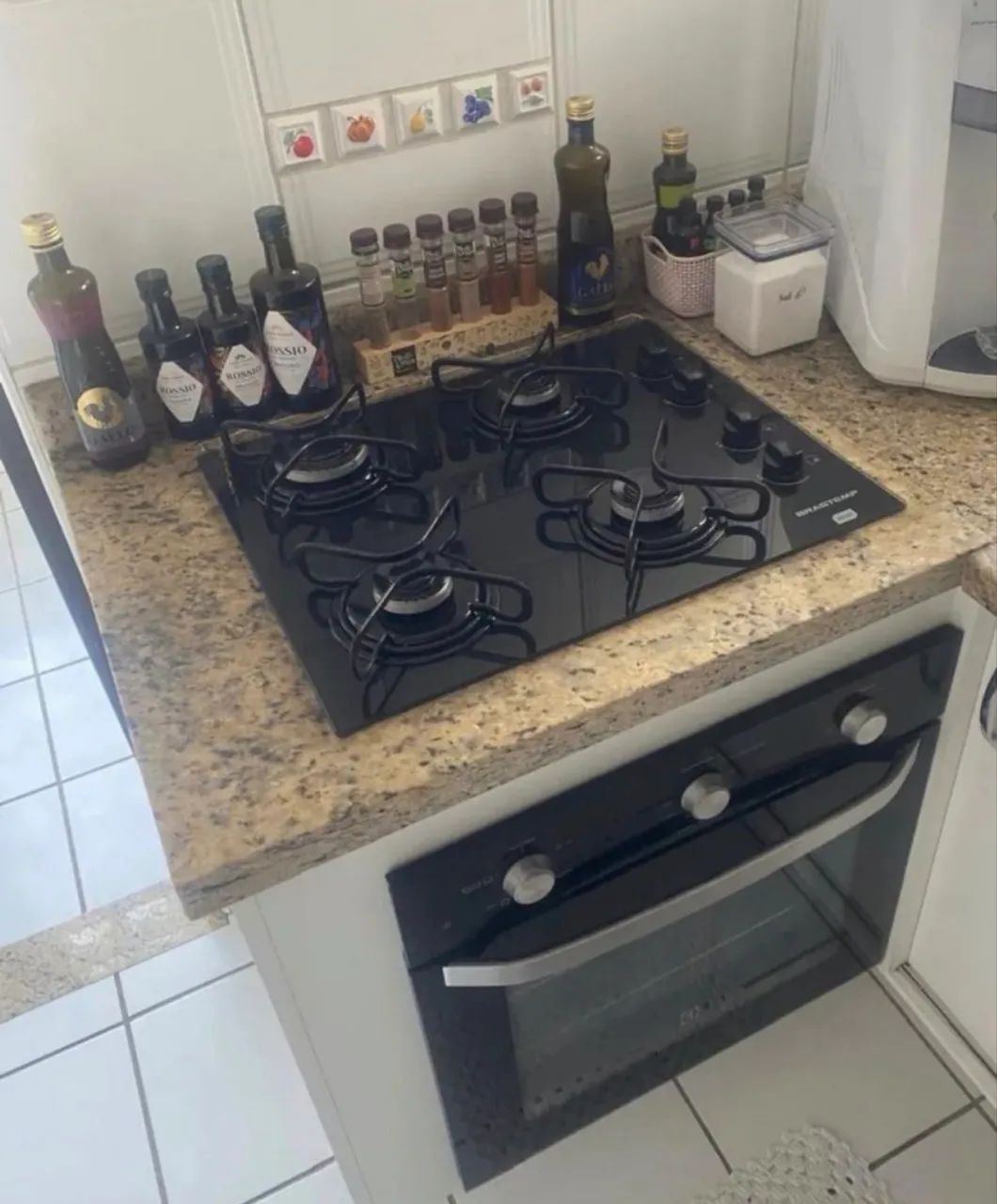 Forno elétrico Eletrolux - 59L + Cooktop preto a gás GLP Brastemp  - Foto 3