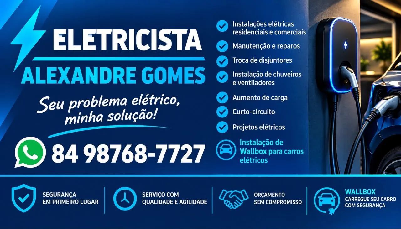 Eletricista predial e residencial 