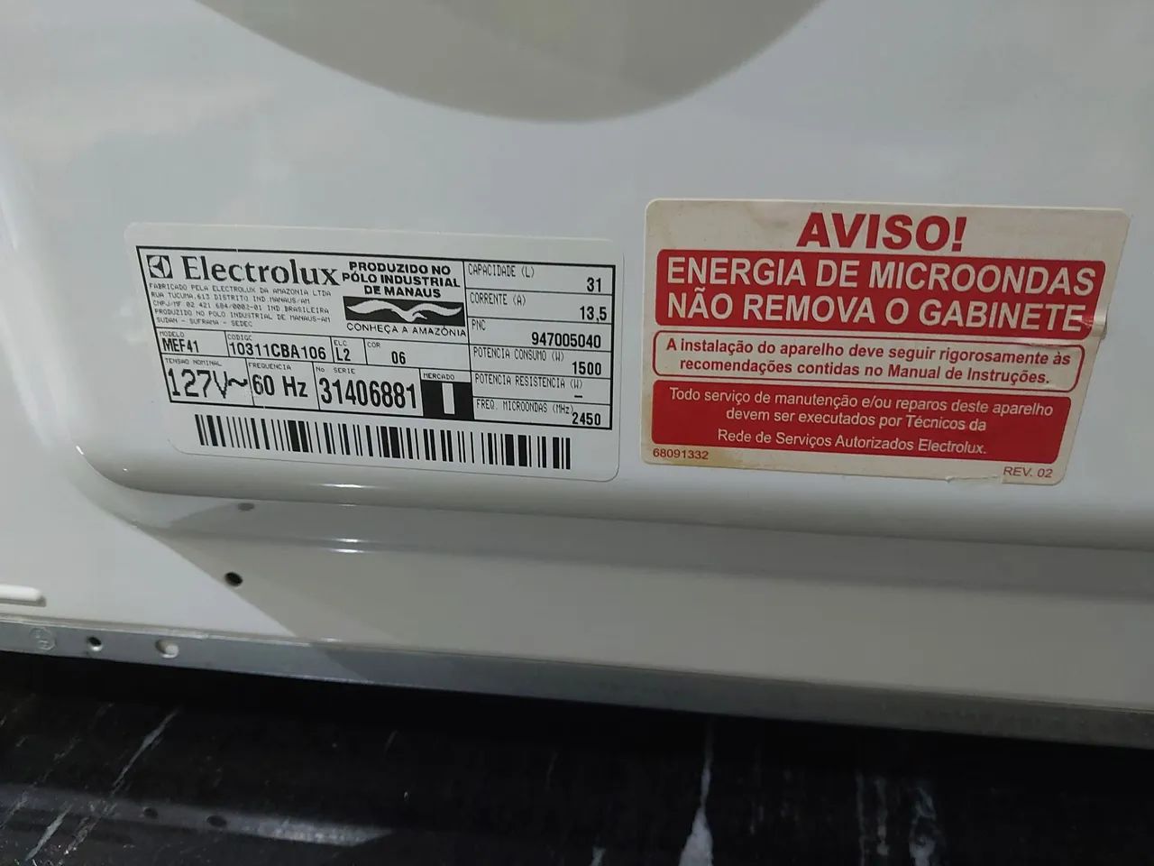 Micro-Ondas Electrolux MEF41, 31L, Branco 127V  - Foto 4