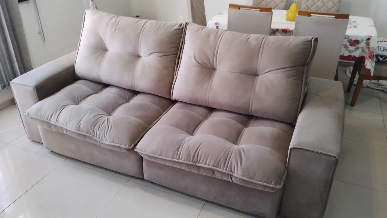 Sofá retrátil muito lindo  - Foto 2