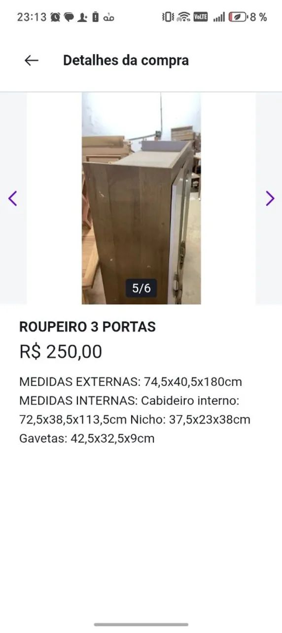 Guarda roupa solteiro - Foto 4