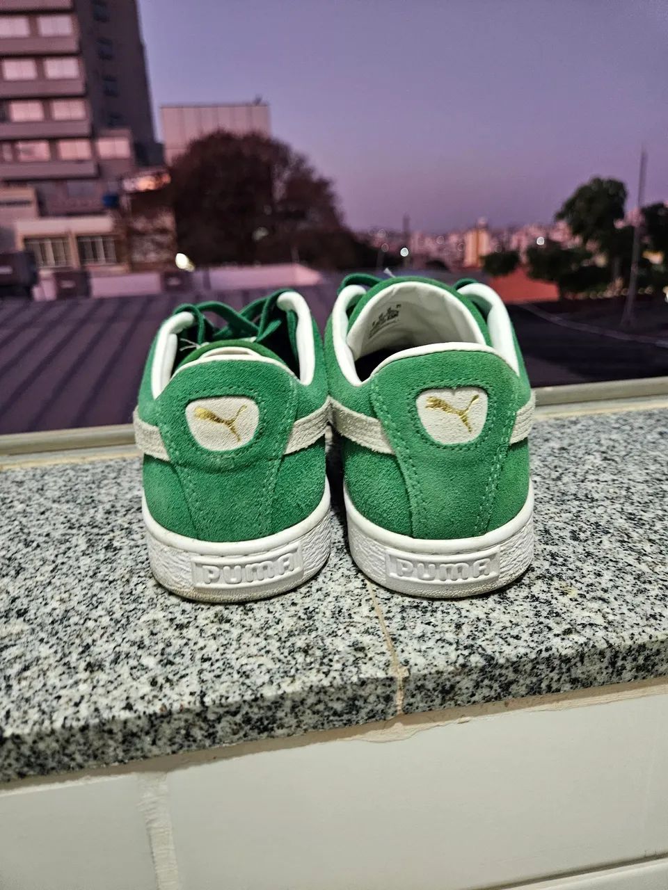 Tênis Puma Suede Verde - Foto 2