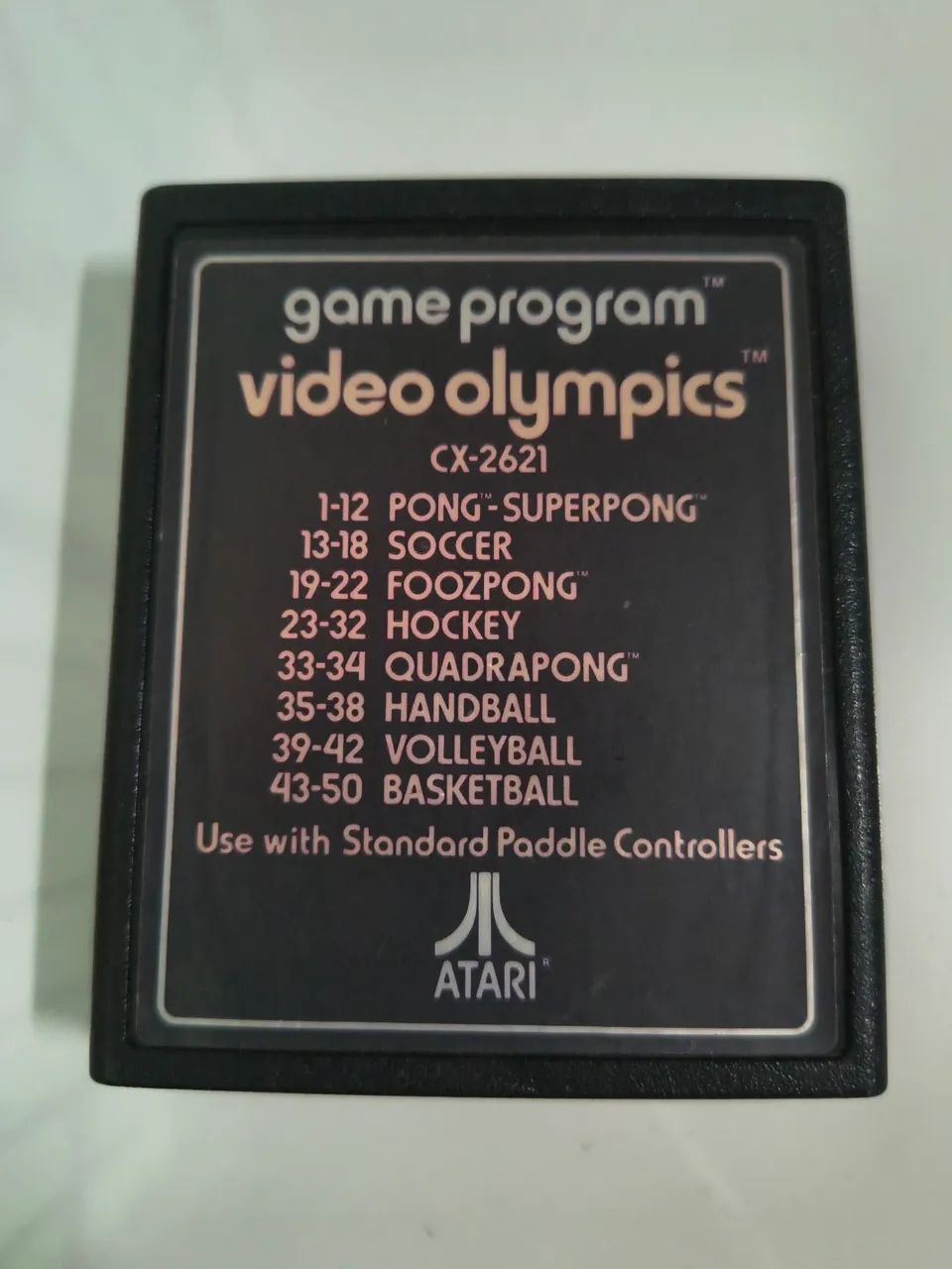 Cartucho VIDEO OLYMPICS Game Program ATARI 2600 - Foto 2
