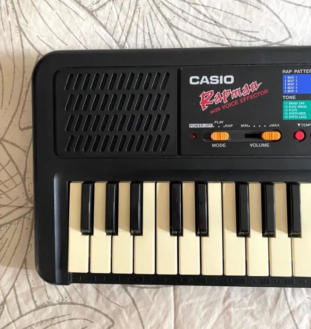 Teclado Casio Rapman Dj Vintage Antigo 32 Teclas C Fonte 110