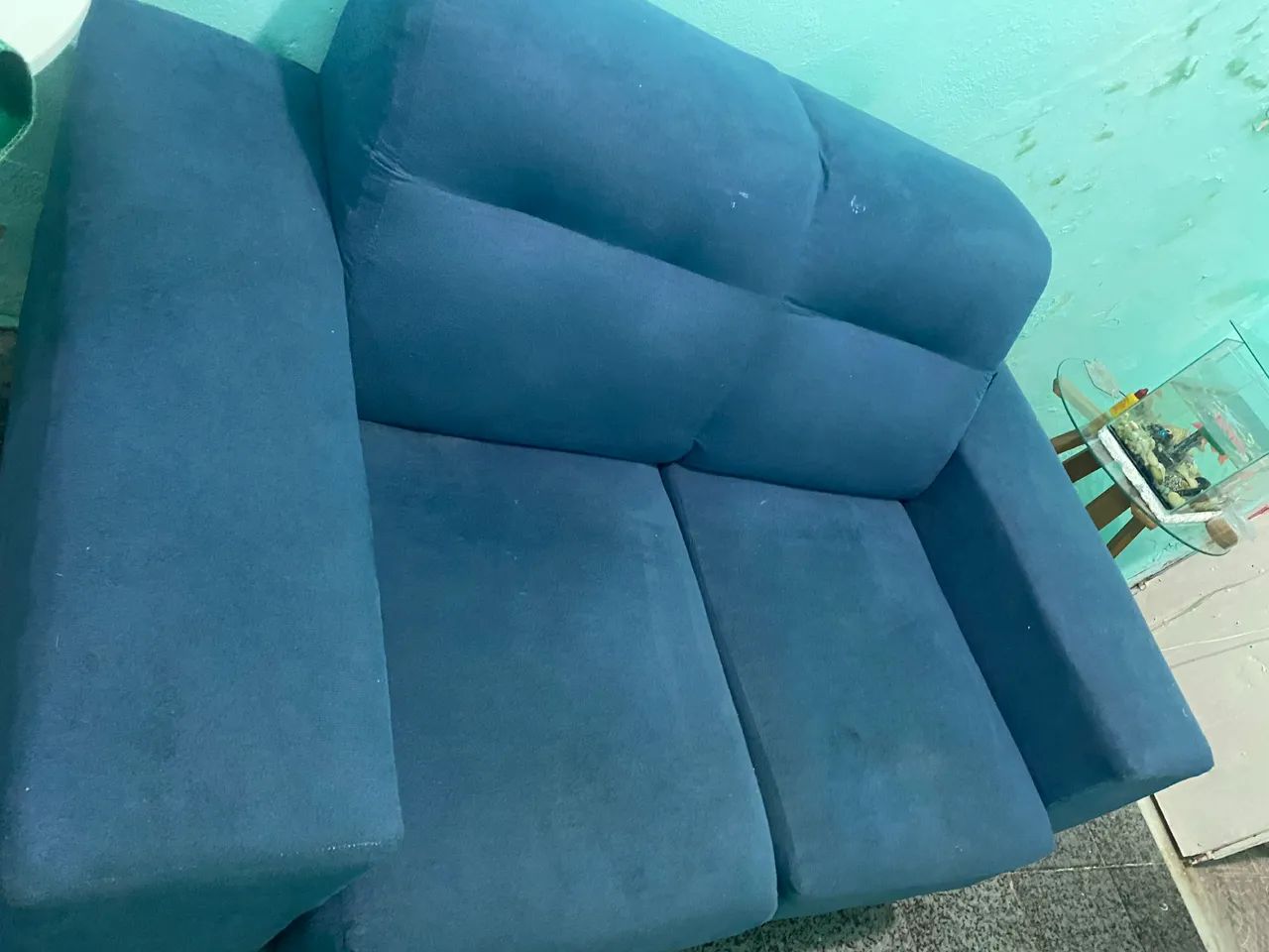 Sofá de pouco uso motivo venda pouco espaço  - Foto 3