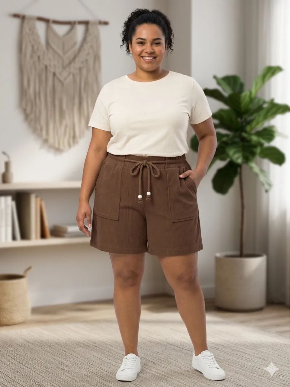 Shorts feminino TAM-G1 - Rovitex