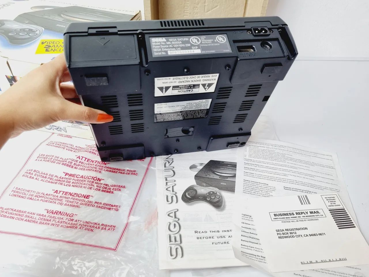 529- CONSOLE SEGA SATURN AMERICANO EXCELENTE ESTADO - Consoles de