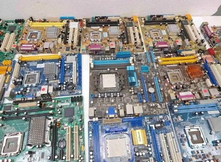 Lote de 10 kit placa mãe lga 775 core 2 duo quad funcionando com processador memória  - Foto 4