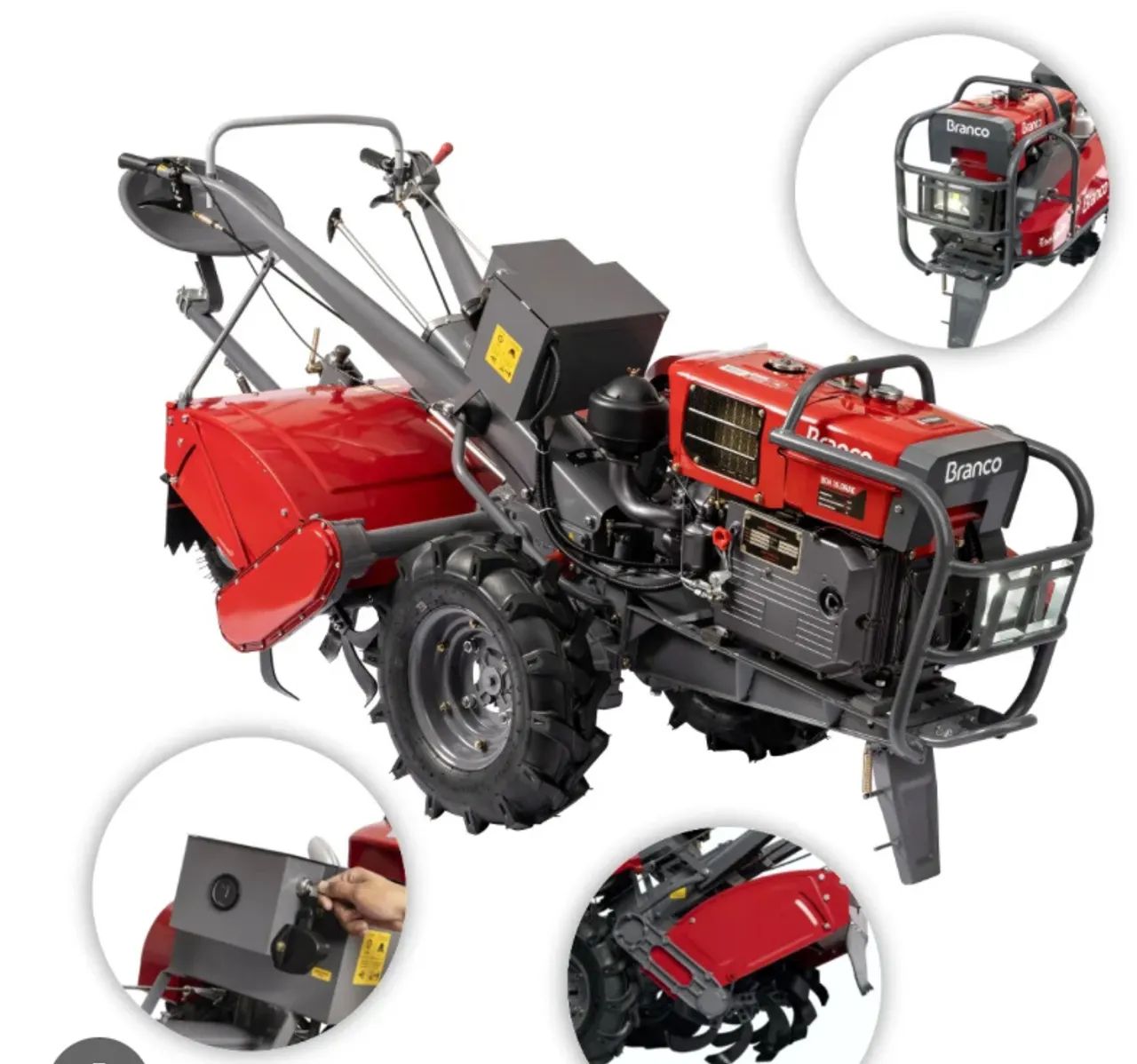 Microtrator BTD18 E Diesel/Partida elétrica (NOVO) - Foto 2