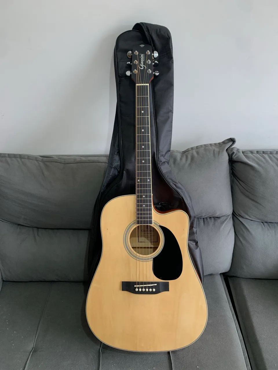 Violão Eletroacústico com Capa e Acessórios